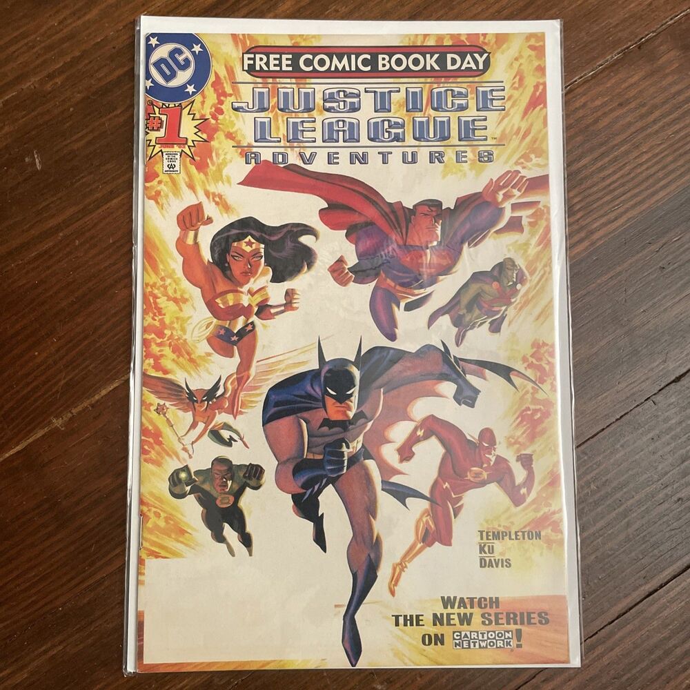 Justice League Adventures #1 Free Comic Book Day DC Comics 2002 Alex Ross Cover